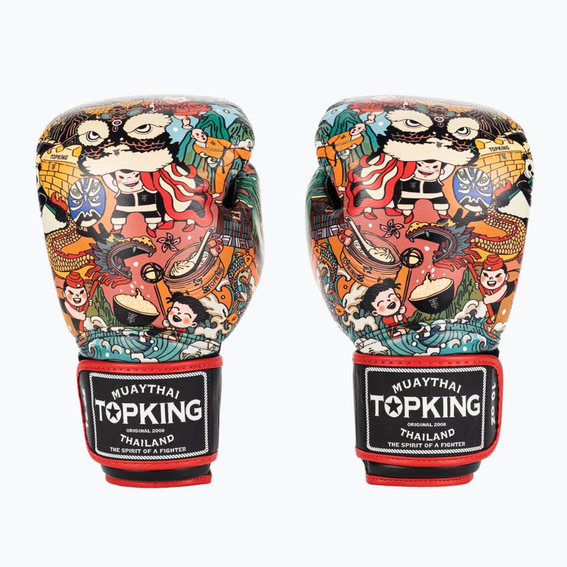 Top King Boxing Culture schwarz/rot Boxhandschuhe TKBGCT-2C2