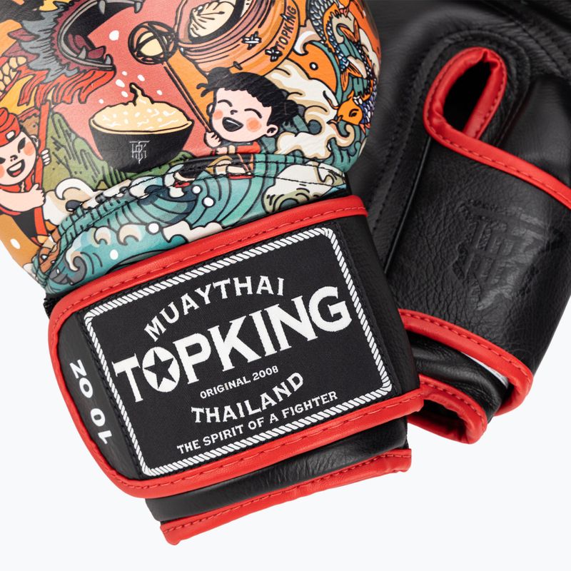 Top King Boxing Culture schwarz/rot Boxhandschuhe TKBGCT-2C2 4