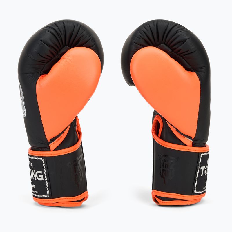 Boxhandschuhe Top King Reborn Boxing Semi Leather white/orange 4