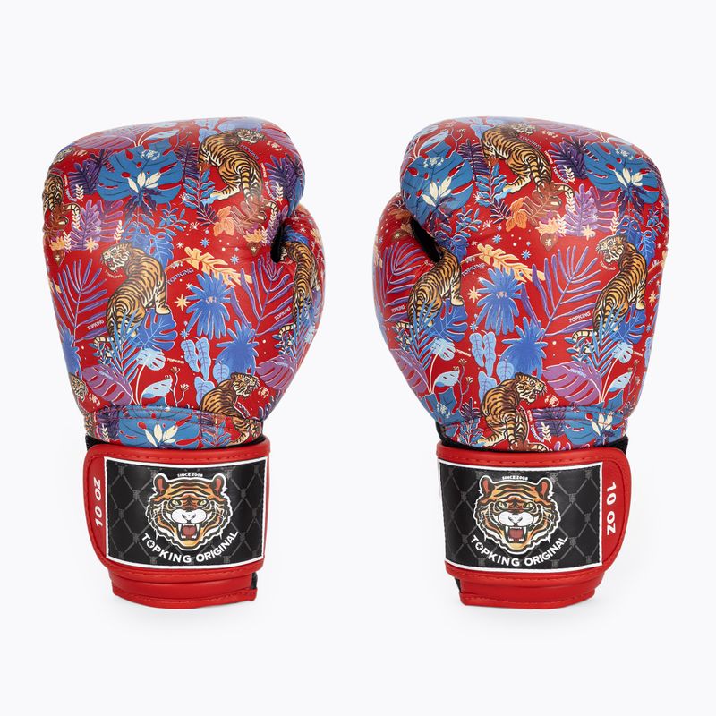Top King Boxing Wild Tiger schwarz/rot Boxhandschuhe