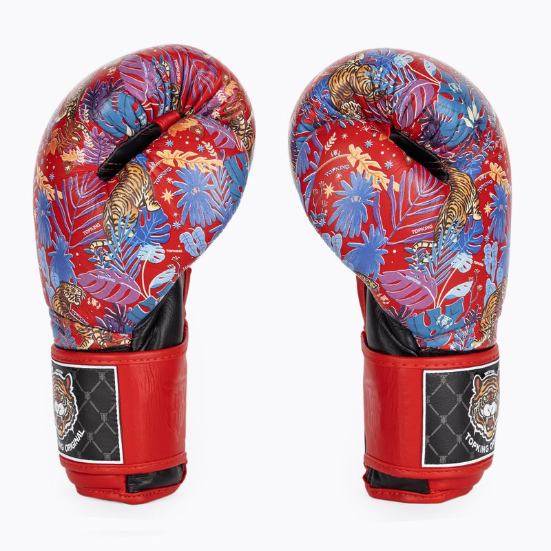 Top King Boxing Wild Tiger schwarz/rot Boxhandschuhe 3