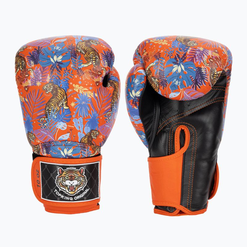 Top King Boxing Wild Tiger schwarz/orange Boxhandschuhe