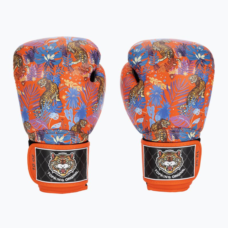 Top King Boxing Wild Tiger schwarz/orange Boxhandschuhe