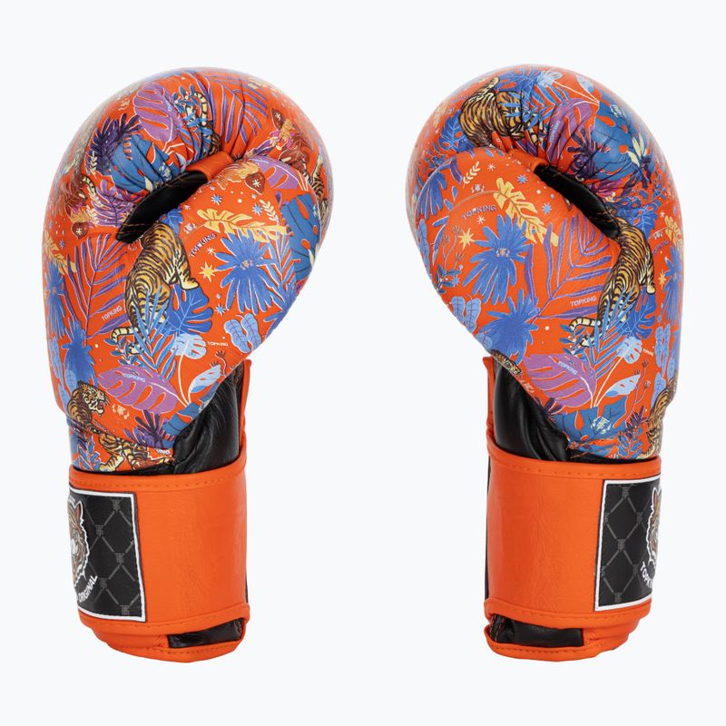 Top King Boxing Wild Tiger schwarz/orange Boxhandschuhe 3
