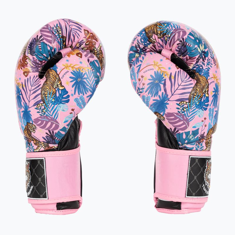 Top King Boxing Wild Tiger schwarz/rosa Boxhandschuhe 3