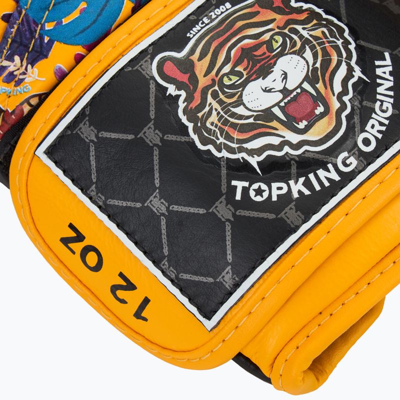 Boxhandschuhe Top King Boxing Wild Tiger black/yellow 5