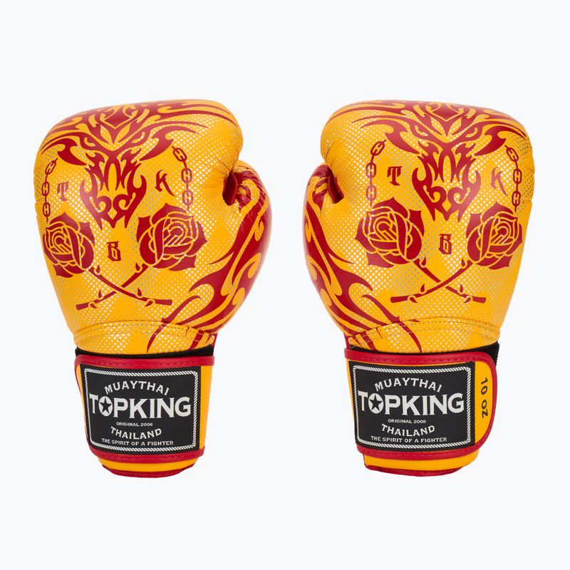 Boxhandschuhe Top King Boxing Dragon yellow 2
