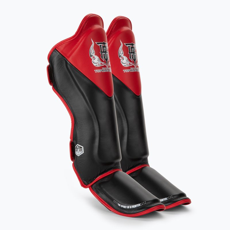 Schienbein- und Fußschützer Top King Schienbeinschoner Blend schwarz/rot