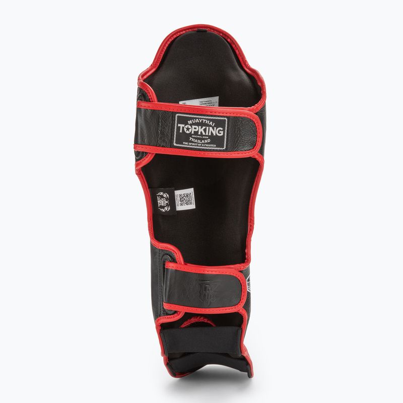 Schienbein- und Fußschützer Top King Schienbeinschoner Blend schwarz/rot 4