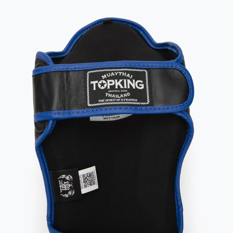 Top King Schienbeinschützer Schienbein- und Fußprotektoren Blend schwarz/blau 4