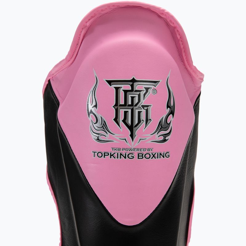 Top King Schienbeinschützer Schienbein- und Fußprotektoren Blend schwarz/rosa 3