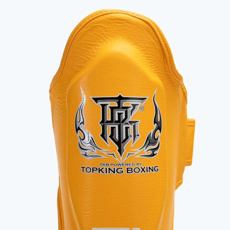 Top King Pro-Gl Top gelbe Schienbein- und Fußprotektoren 3