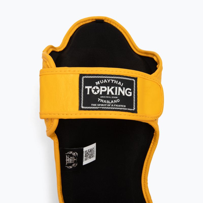 Top King Pro-Gl Top gelbe Schienbein- und Fußprotektoren 4