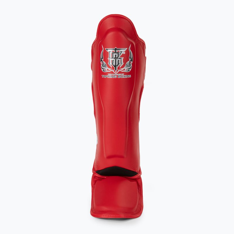 Top King Pro Semi Leder rot Schienbein- und Fußschützer 3