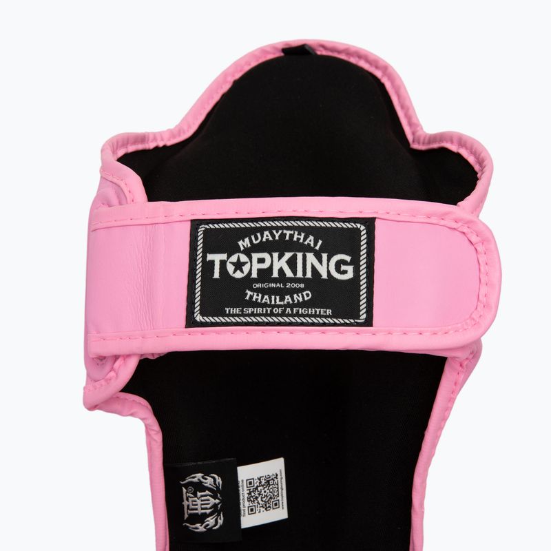 Top King Pro Semi Leder rosa Schienbein- und Fußschützer 4