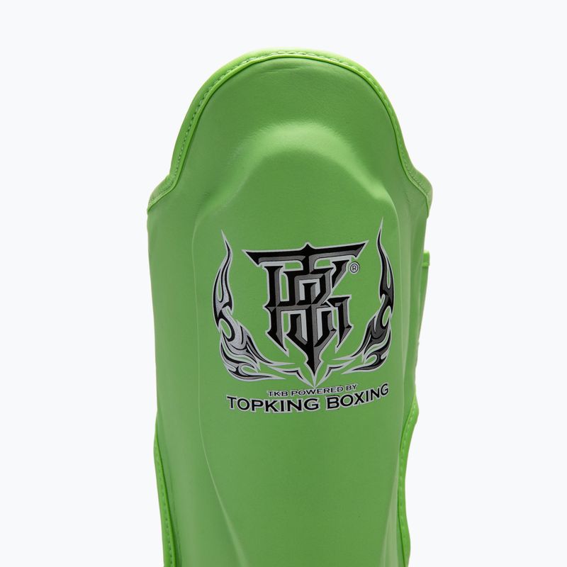 Top King Pro Semi Leather grün Schienbein- und Fußprotektoren 3