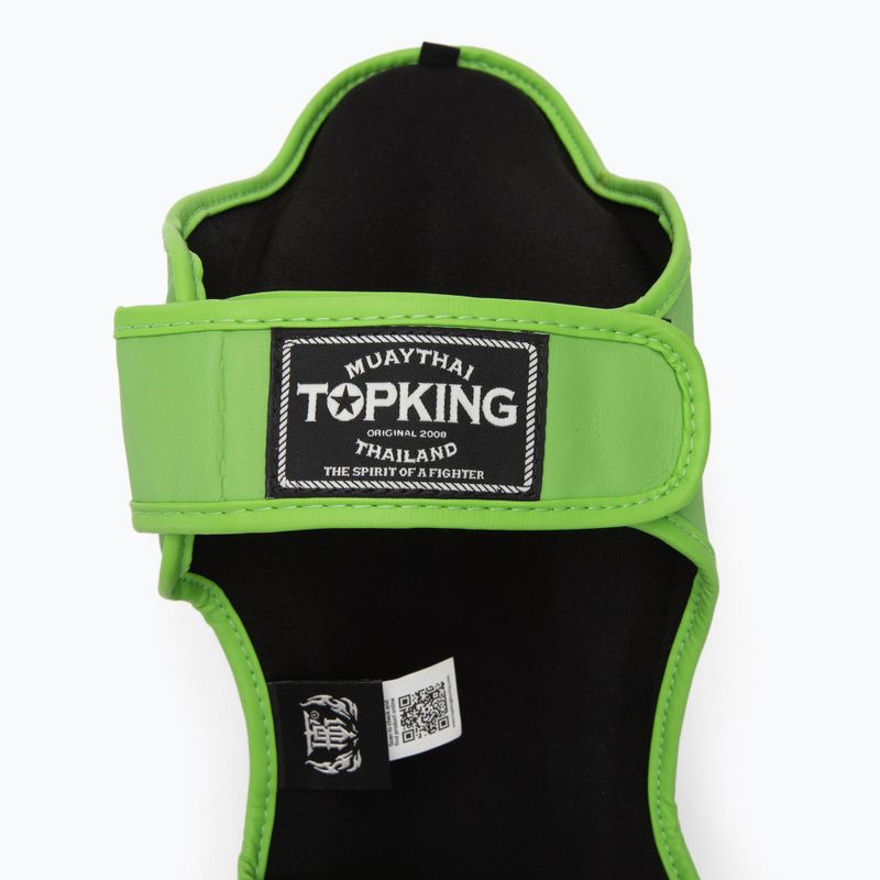 Top King Pro Semi Leather grün Schienbein- und Fußprotektoren 4