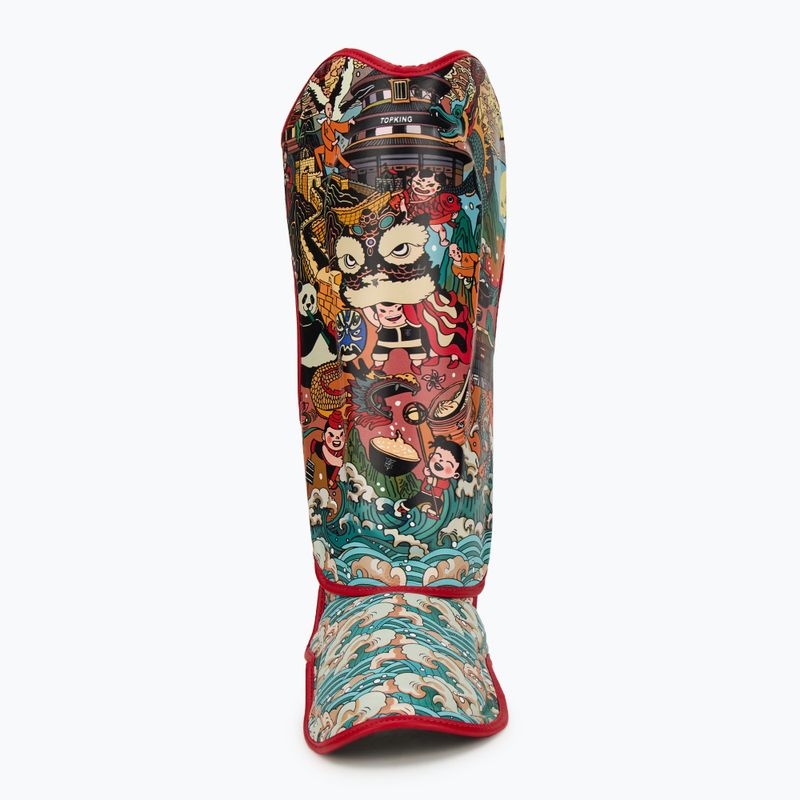 Schienbein- und Fußschützer Top King Shin Guards Happiness Chinese black 4