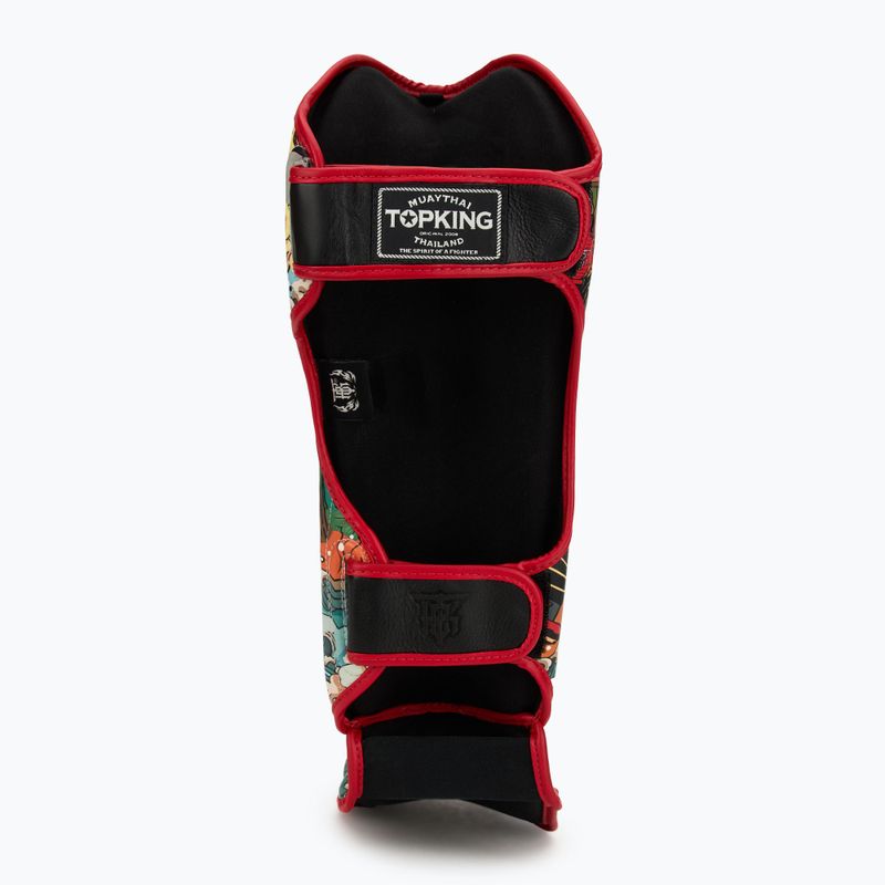 Schienbein- und Fußschützer Top King Shin Guards Happiness Chinese black 5