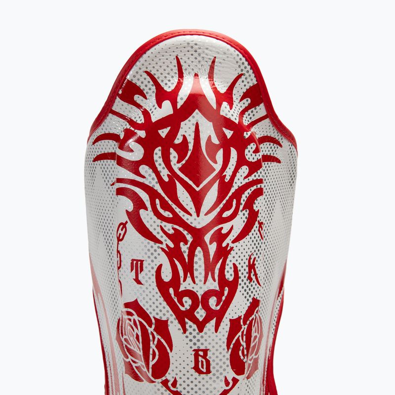 Top King Dragon weißes Schienbein und Fußschützer 3