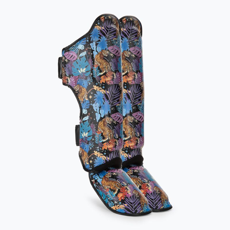 Top King Wild Tiger Schienbein- und Fußschützer schwarz