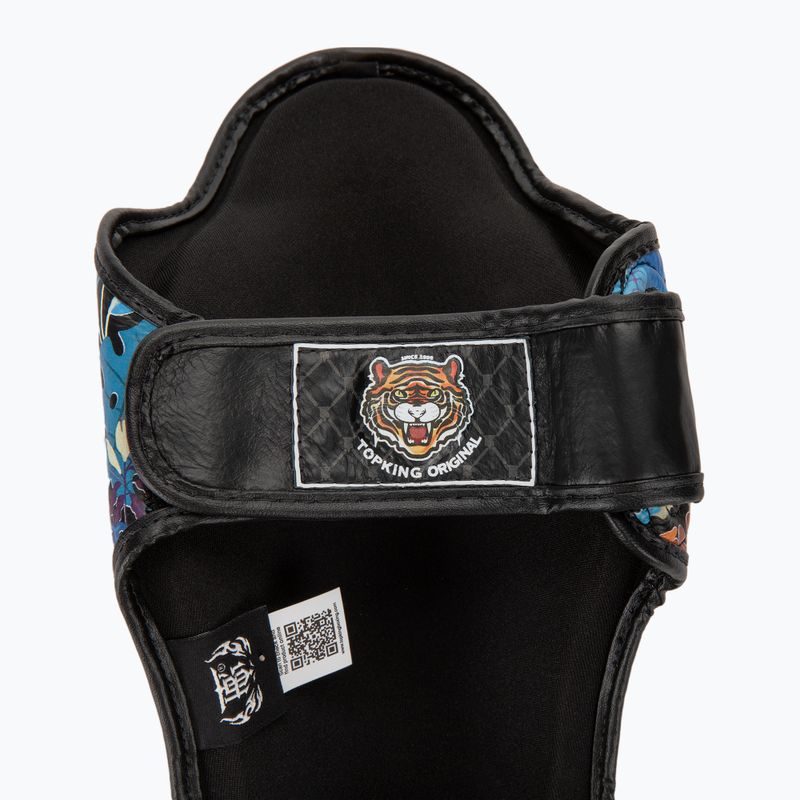 Top King Wild Tiger Schienbein- und Fußschützer schwarz 6