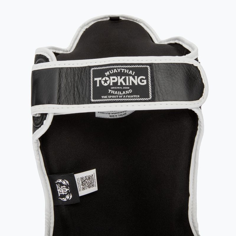 Top King Schienbeinschoner Schienbein- und Fußschützer Blend schwarz/weiß 6