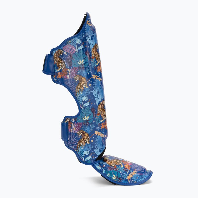 Top King Wild Tiger Schienbein- und Fußschützer blau 2