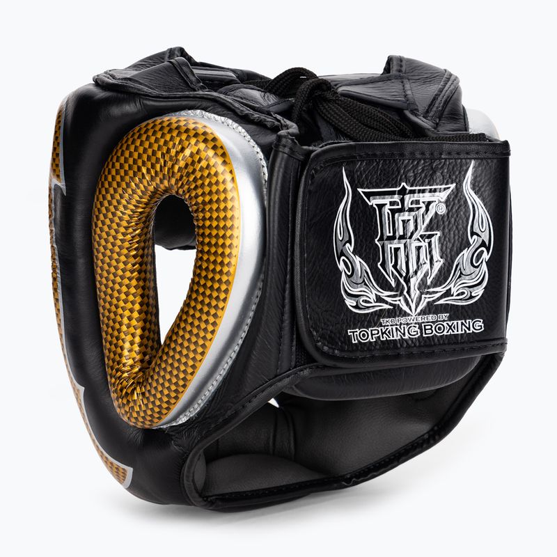 Top King Empower schwarz/goldener Boxhelm 3