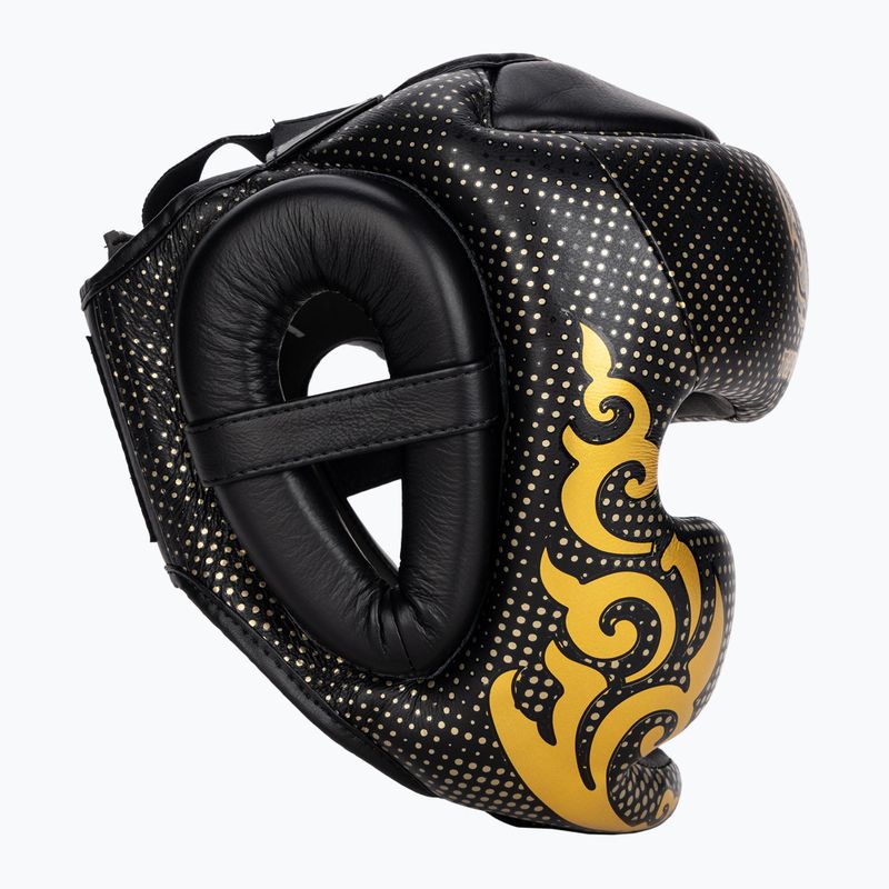 Top King Kanok schwarzer Boxerhelm 2