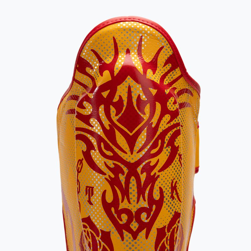 Top King Dragon gelbe Schienbein- und Fußschützer 3