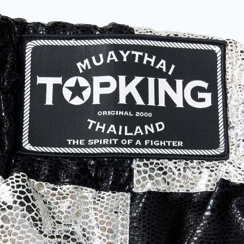 Top King Kickboxing Trainingsshorts schwarz/weiss 4