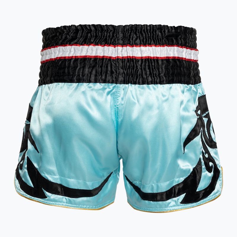Top King Kickboxing Trainingsshorts hellblau 2