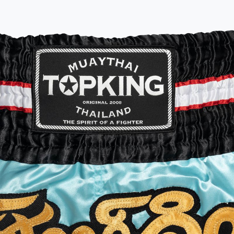 Top King Kickboxing Trainingsshorts hellblau 3
