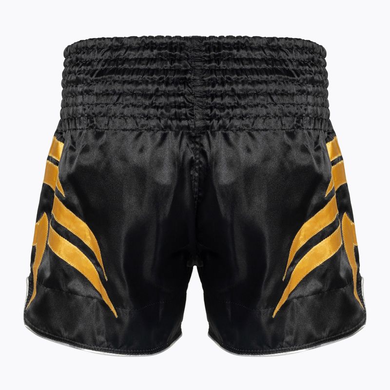 Top King Kickboxing Trainingsshorts schwarz/gold 2