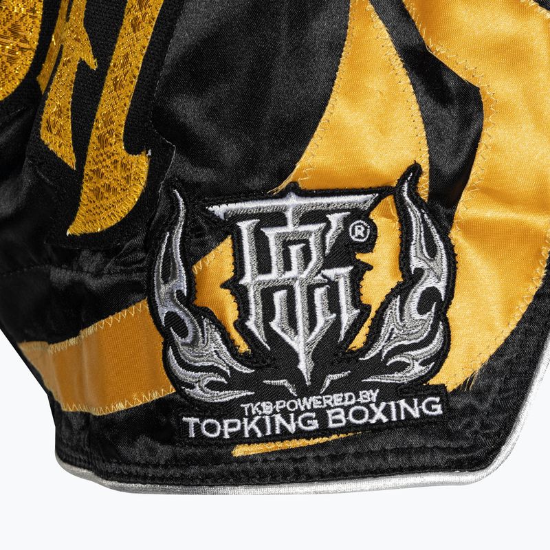 Top King Kickboxing Trainingsshorts schwarz/gold 4