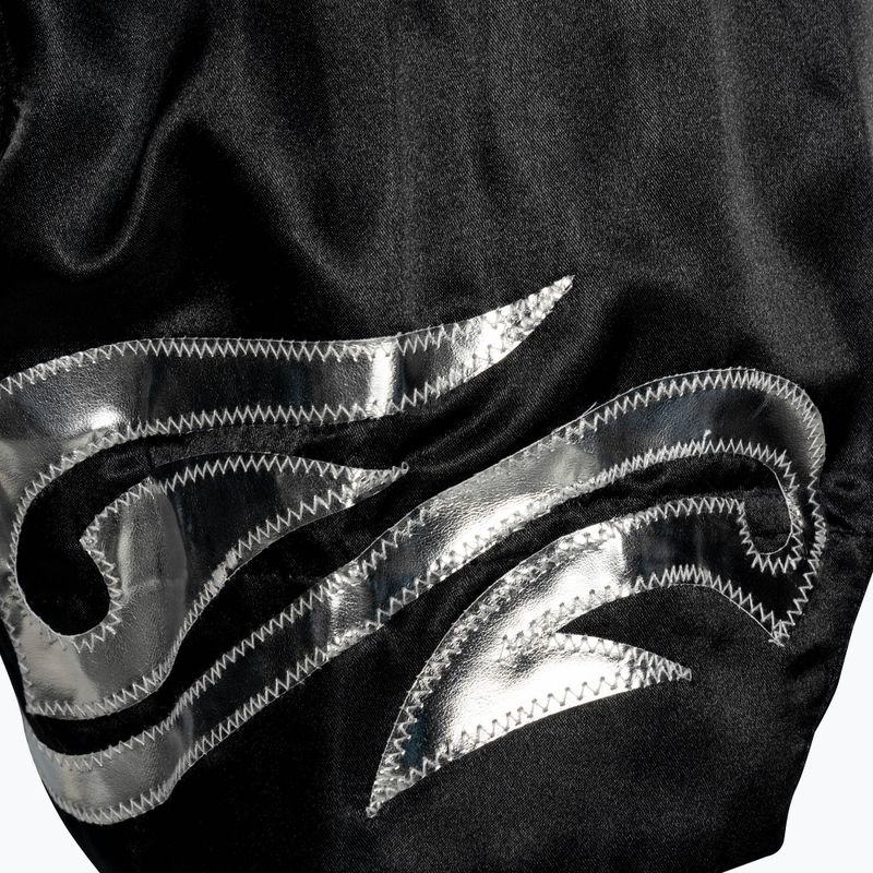 Top King Kickboxing Trainingsshorts schwarz/silber 5