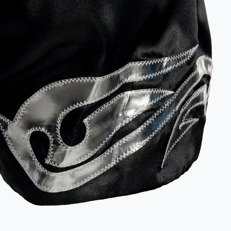 Top King Kickboxing Trainingsshorts schwarz/silber 6