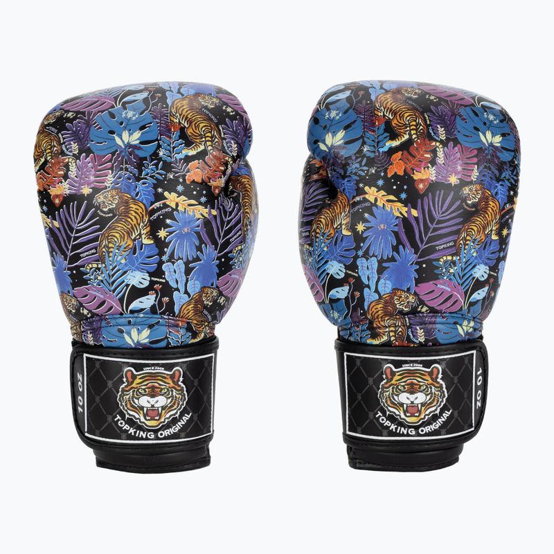 Top King Boxhandschuhe Wild Tiger schwarz