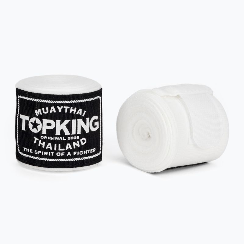 Boxbandagen Top King 450 cm white 2