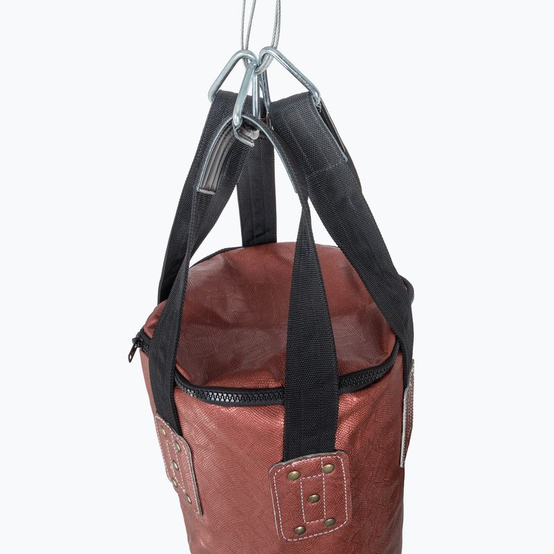 Fairtex 6FT Muaythai Banana Bag "Python Print" Kollektion Boxsack - ungefüllt rot 2