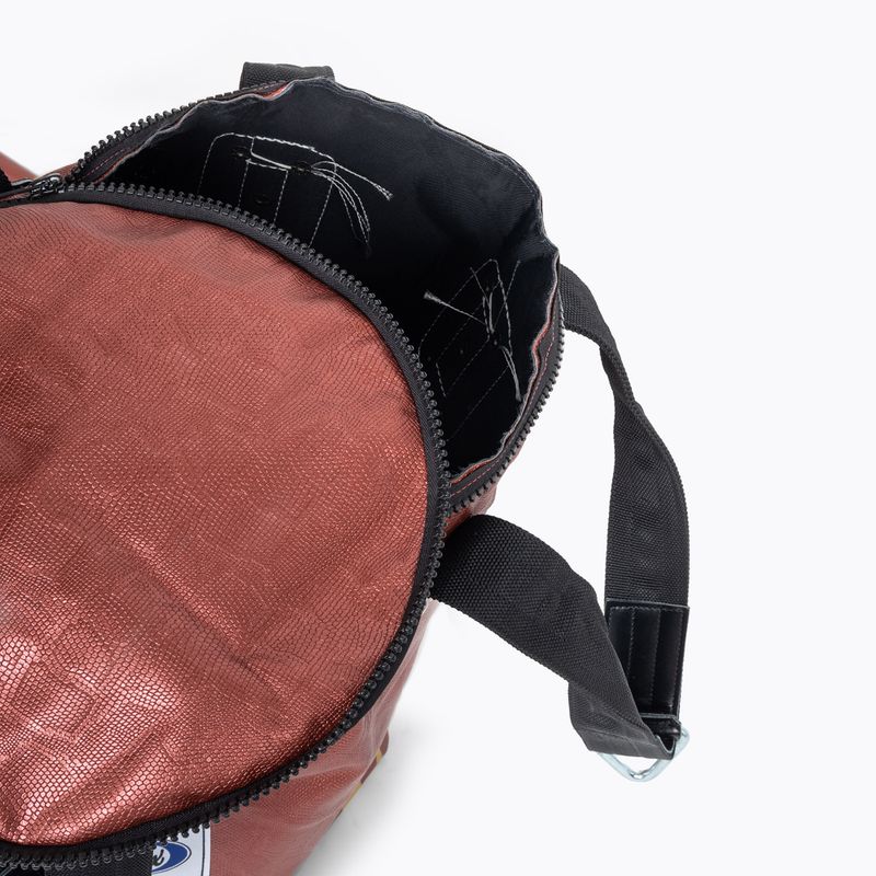 Fairtex 6FT Muaythai Banana Bag "Python Print" Kollektion Boxsack - ungefüllt rot 4