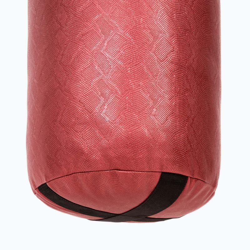 Fairtex 6FT Muaythai Banana Bag "Python Print" Kollektion Boxsack - gefüllt rot 5