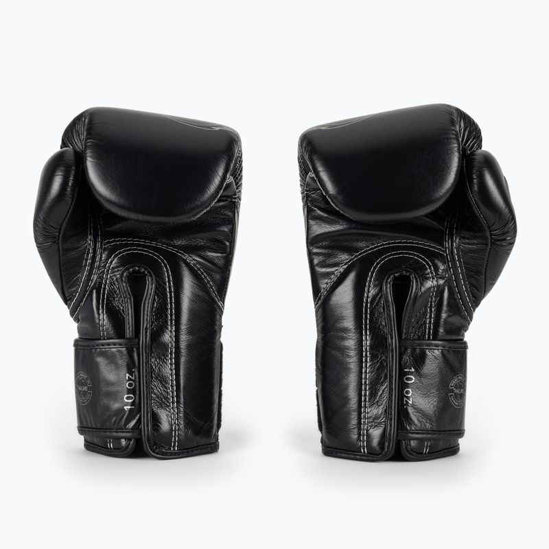 Boxhandschuhe Fairtex Glory Kickboxing Competition Training Boxing black/silver 3