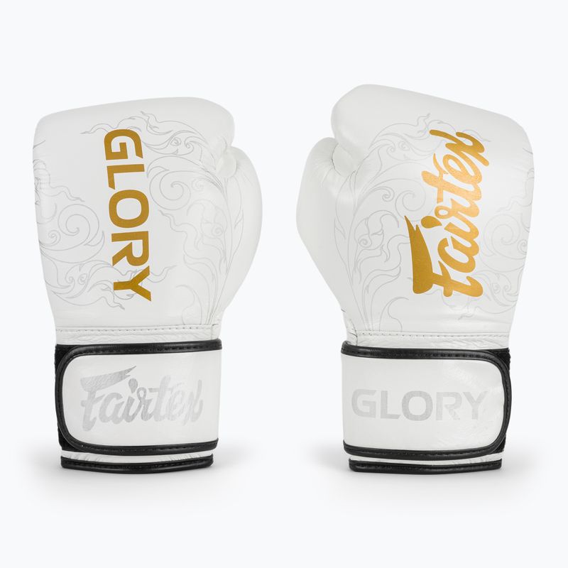 Boxhandschuhe Fairtex Glory Kickboxing Competition Training Boxing white 2