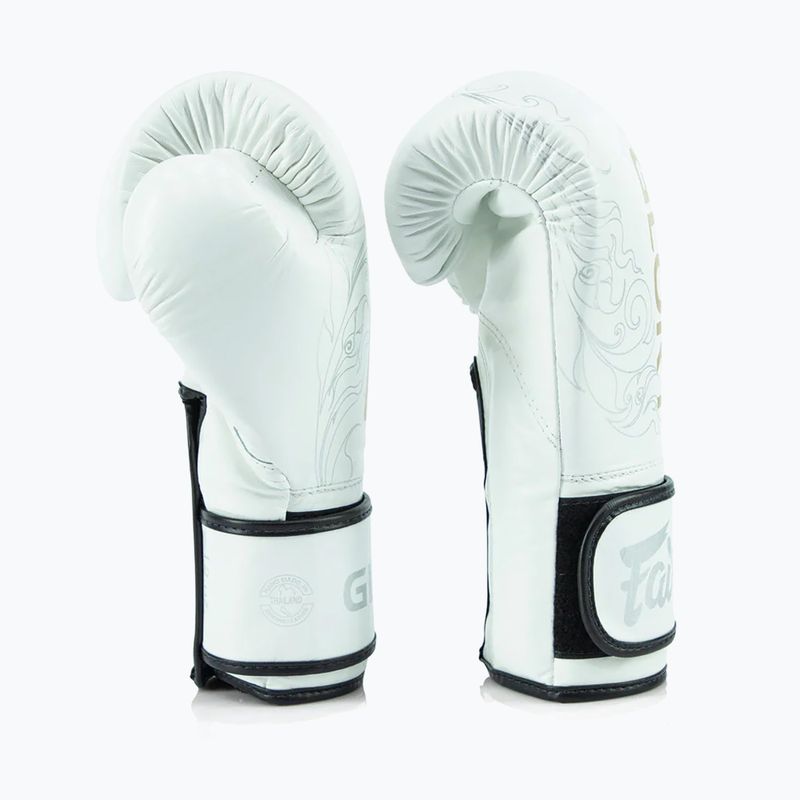 Boxhandschuhe Fairtex Glory Kickboxing Competition Training Boxing white 3