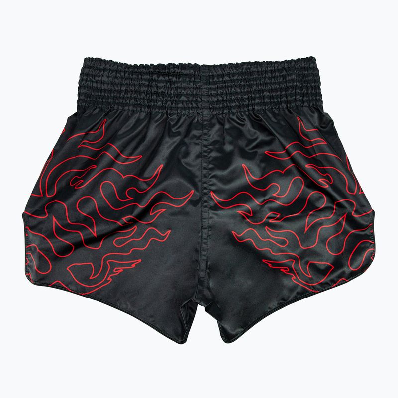 Fairtex Muay Thai Trainingsshorts BS1920 'Lava' schwarz 2