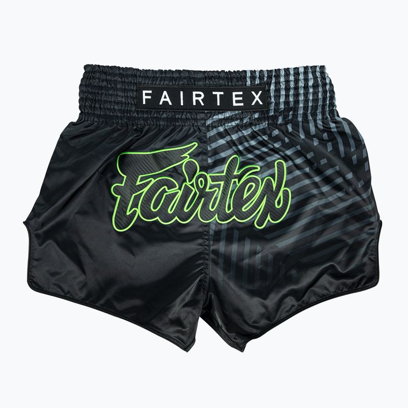 Fairtex Muay Thai Trainingsshorts BS1924 'Racer' schwarz