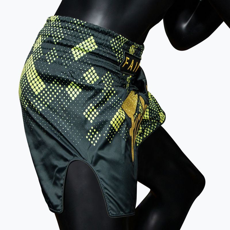 Trainingsshorts Fairtex Muay Thai S1931 Heart of Gold black/gold 5