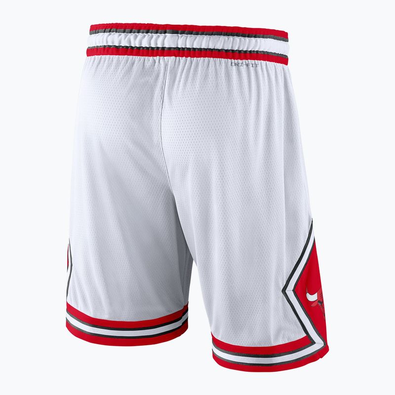 Herren-Basketballshorts Nike Chicago Bulls Association Edition white/university red/black 2